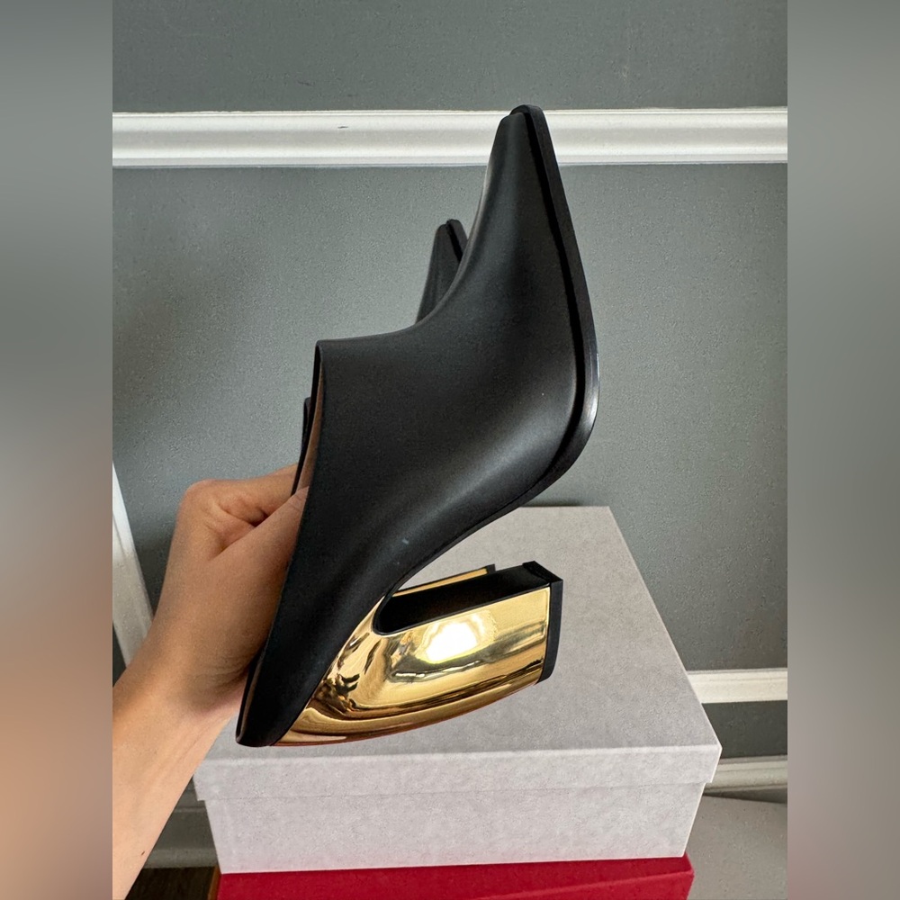 $1550 Bottega Veneta Tex leather mules size 37.5 - Picture 12 of 13